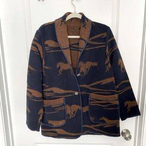 Shirt Jacket - Reversible, Wool, Patterned
